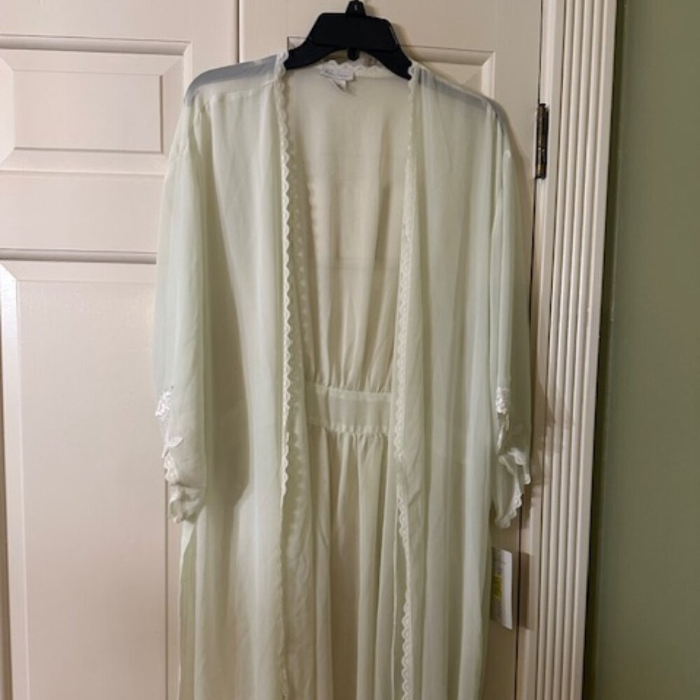 Sheer Pastel Green Robe